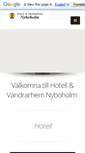 Mobile Screenshot of hotellnyboholm.se